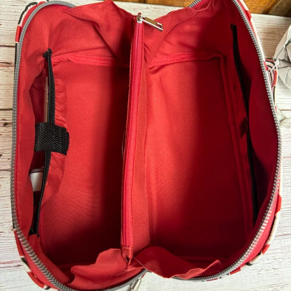 Stella & Max Zip Around Travel Case – Heart Stripe - Picture 4 of 5